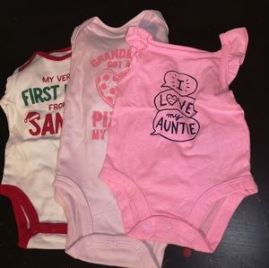 Baby onesies juicy couture, carters